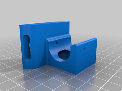 Ender 3 - E3D V6 Nozzle - Right Side Cooling Duct(30mm Fan)