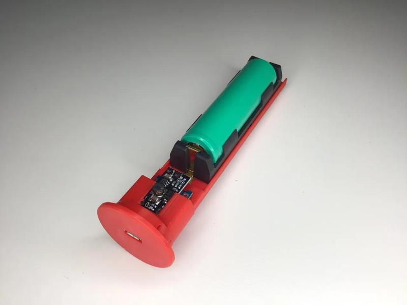 A Safe 18650 LiPo Charger with a 5-12V Boost Converter   