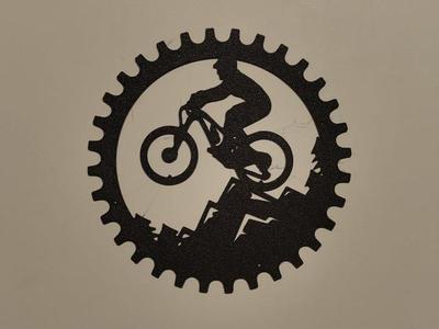 mountain bike wall art 2