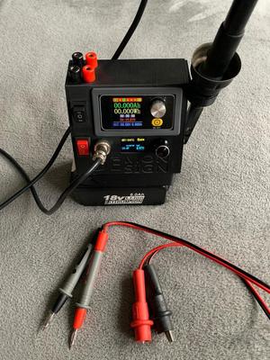 Mobile soldering station and power supply Makita battery 18V