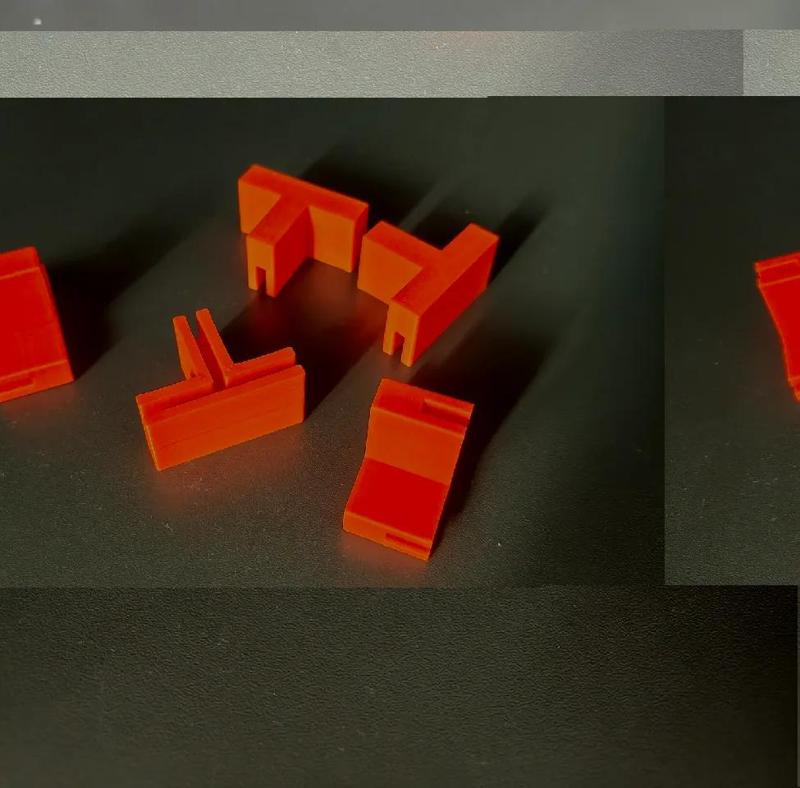 Fisso connector for plexiglass, 3mm plywood   