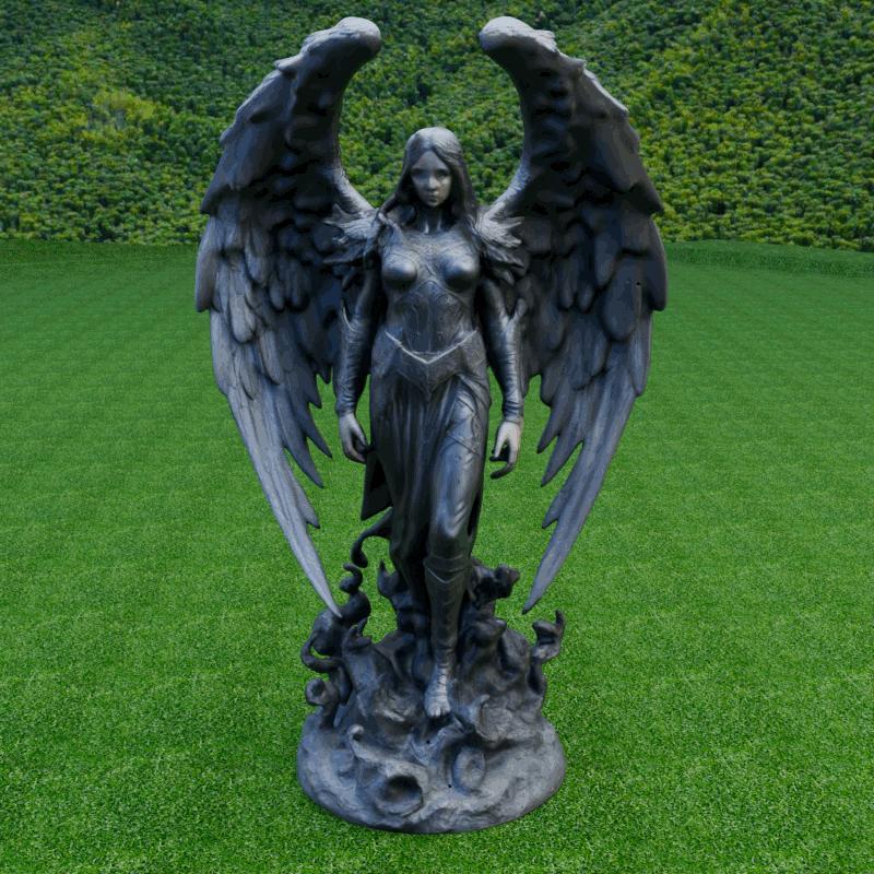 Dark Angel Statue   
