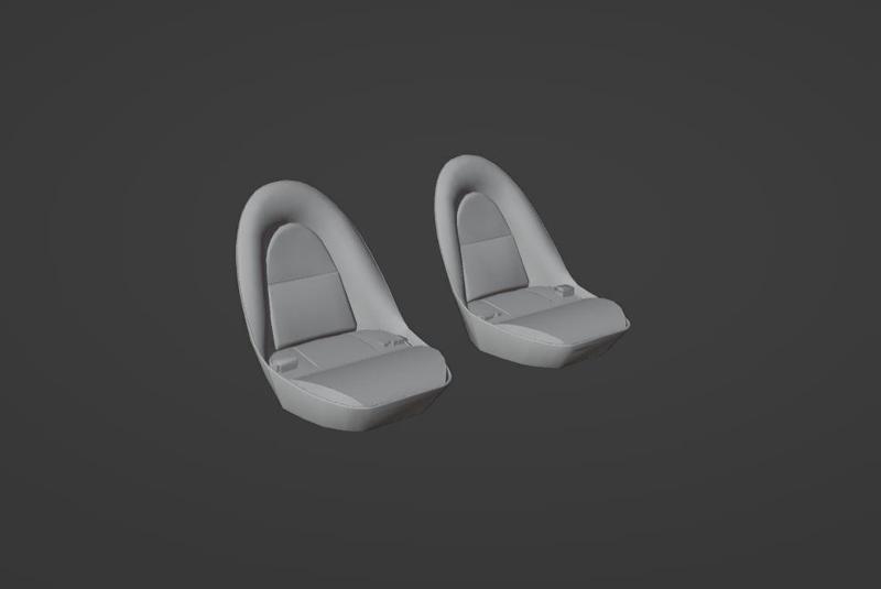 Jaguar E Type Bucket Seats 1961