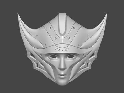 Princess Kushana Mask Cosplay 3D print model 3D print model