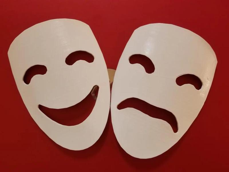 Theater Comedy Tragedy Masks   