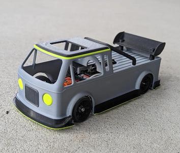 Mini-z pick up body, 98mm, 102mm   
