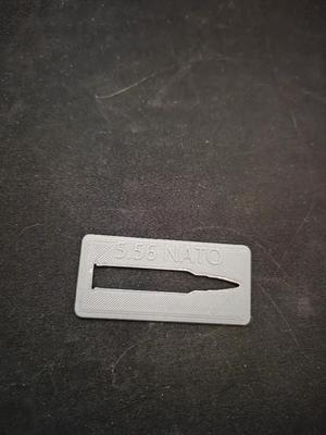 556 Bullet Stencil   
