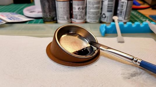 Tilted paint tray stand Mr Hobby D175   
