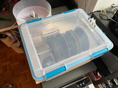 1/2" pex filament dry box roll hanger   