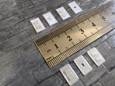 Miniature Outlet Covers (Light, Power & Data)   