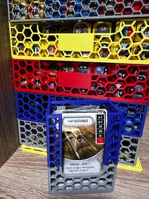 Parametic stackable honeycomb tray / box with lid   
