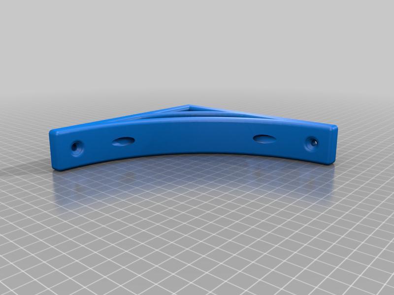 shelf bracket doubled curve