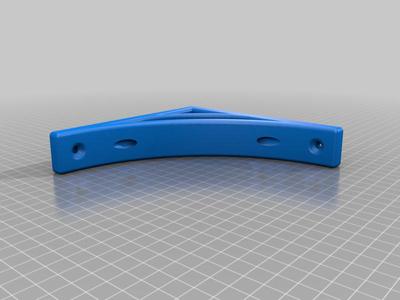 shelf bracket doubled curve