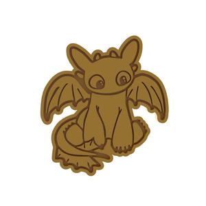 TOOTHLESS COOKIE CUTTER Version 2 (HOW TO TRAIN YOUR DRAGON)
