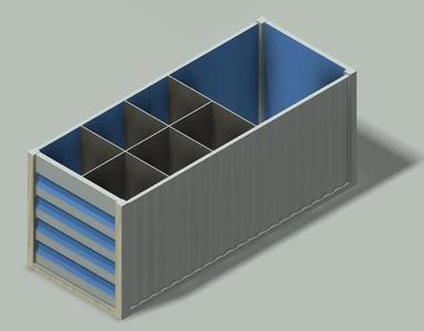 Shipping Container - pencil holder & more   