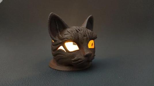 Cat Mask - LED tea light holder   