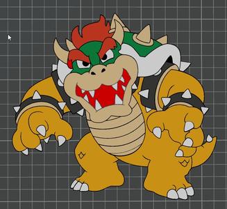 Bowser from Super Mario - AMS READY