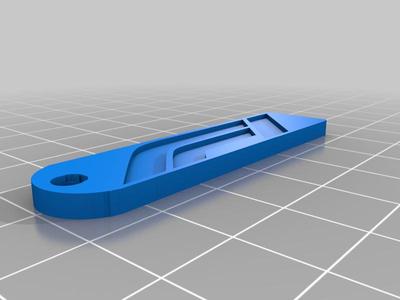 Formula 1 keychain for single color printer