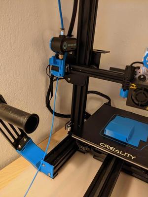 Ender 3 front mounted spool holder