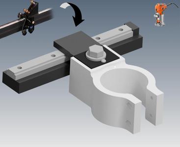 Chinese Laser Cutter Rigid CNC Router Adapter