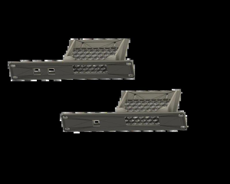 Unifi Express 10 inch rack mount - 1 x keystone + 2 keystone   