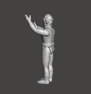 ACTION FIGURE THE TOXIC AVENGER KENNER STYLE 3.75 POSABLE ARTICULATED .STL .OBJ