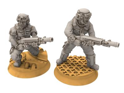 x2 Cadets Rundsgaards - Imperial guard infantry - Kickstarter sample