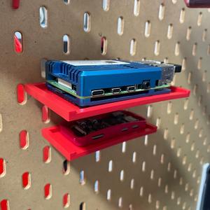 Ikea Skadis Raspberry Pi Tray and Support