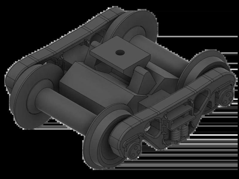 Bogie Freight 1750 840 - Dragon Railway   