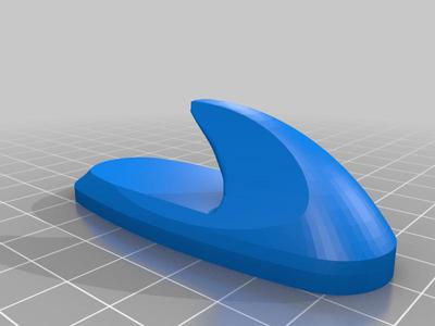 wall hook (3M style) remixed with screw slot