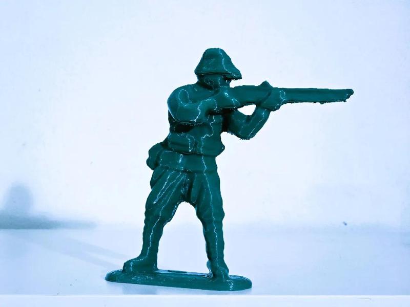 Little soldier - green shooter   