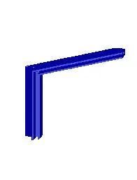 Corner joint for 50 x 50 x 2 mm aluminum angle iron   