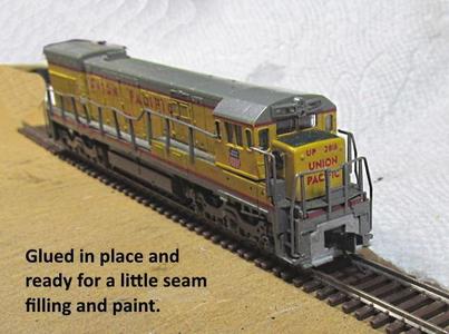 N Scale Kato U30C 3D Printed Coupler Conversion..........