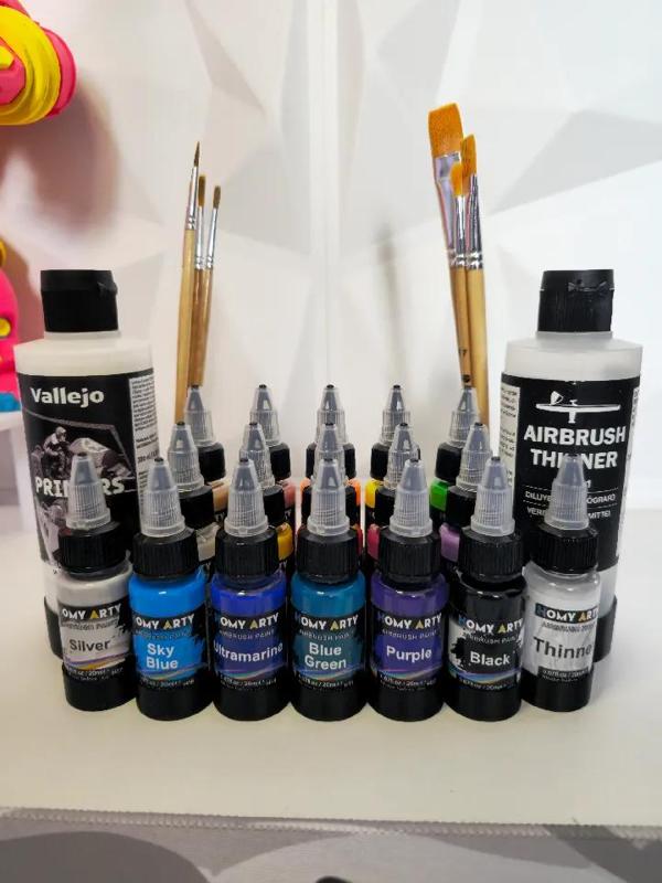 airbrush/model paint holder organizer   