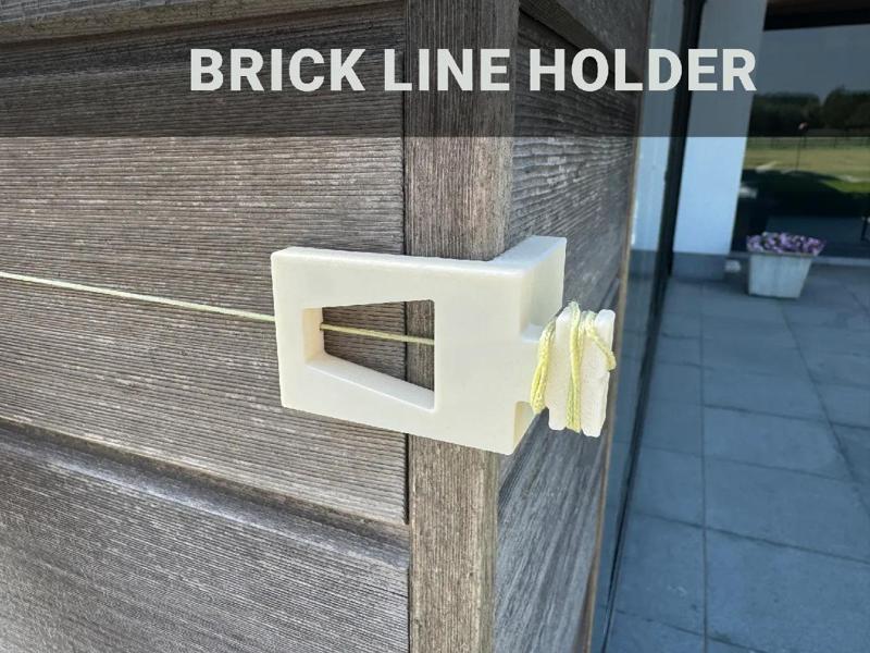 Brick Line / Cord Holder - No Screws or Adhesives   