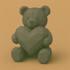 Low Poly Teddy Bear   