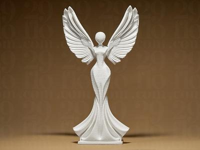 Modern Angel Statuette