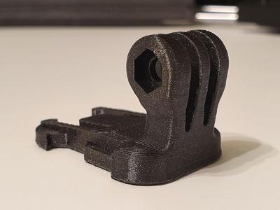 Low profile GoPro buckle 