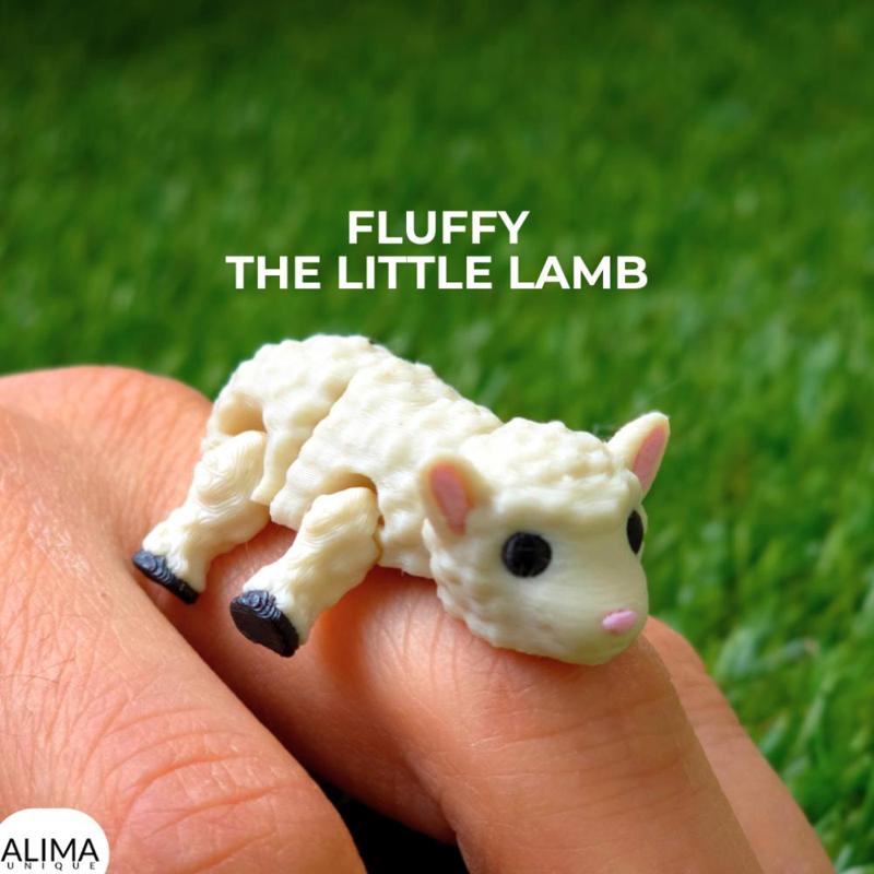 Fluffy - The little lamb / Articulated Fidget Toy