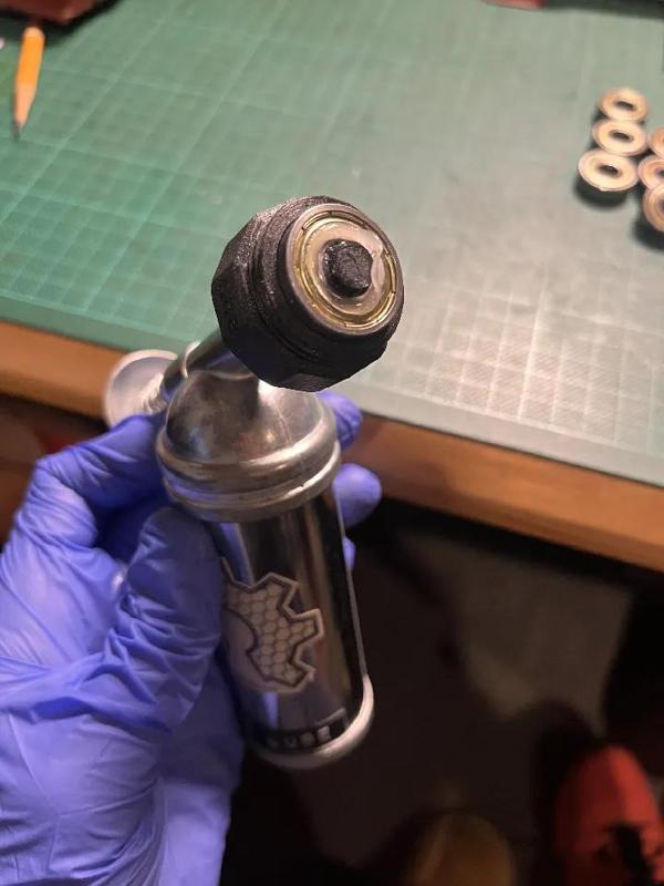 Grease Packer for 608 Bearings - works with Mini Grease Gun   