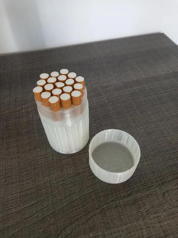 boite cigarette ronde / round cigarette box   