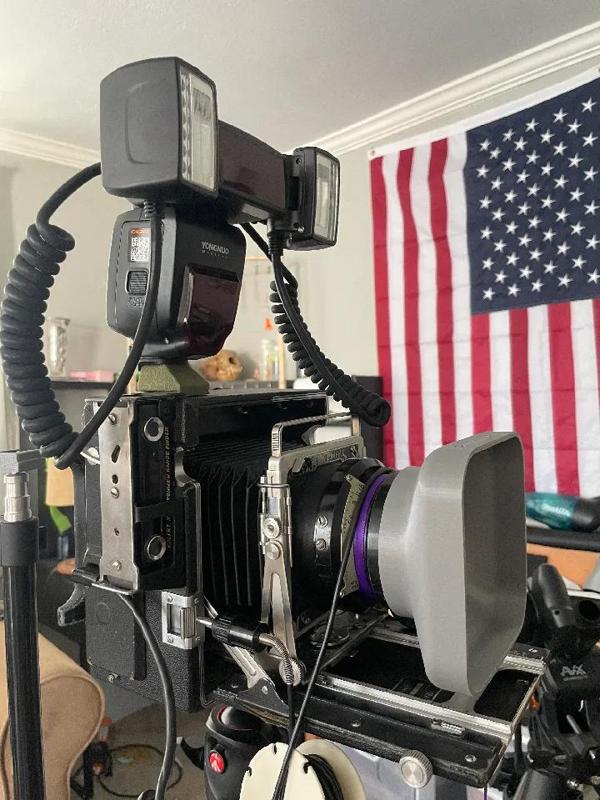 Graflex Speed Graphic Viewfinder mount shoe adapter   