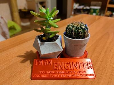 Pentagonal and circular pots for "Plant Pot and Sanitizer Holder"