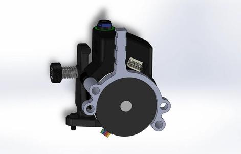 CAN EBB36 mount for the Orbiter V2 with a filament sensor   