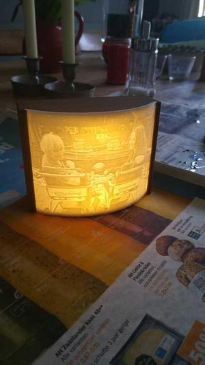 Lithophane photo box
