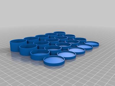 Paint bottle organizer (with F3D source)