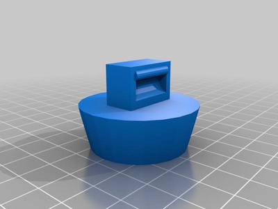 Utility sink laundry tub drain plug