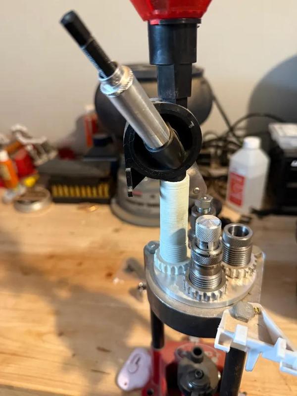 Lee Perfect Powder Measure on Press Adapter (Powder thru die)   