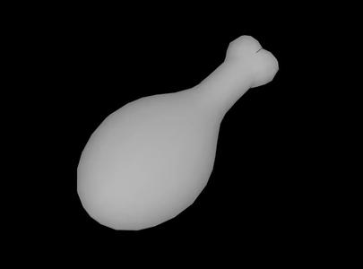 Lego Compatible (33057.dat) Minifig Food Turkey Leg   