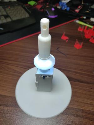 Lithophane Christmas bell LED 9V battery holder